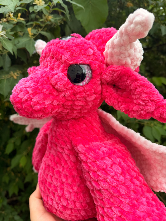 Jumbo crochet alien dragon