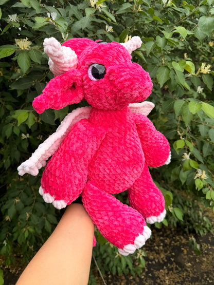 Jumbo crochet alien dragon
