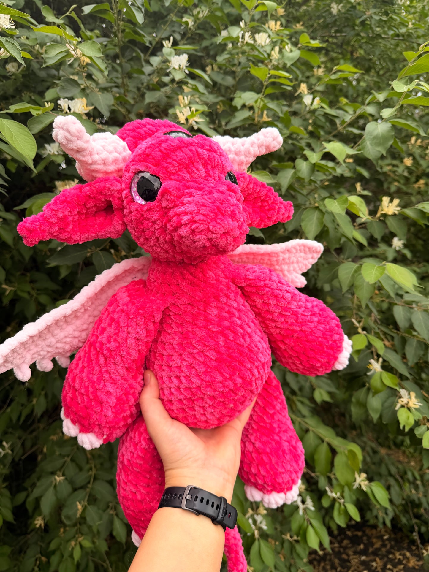 Jumbo crochet alien dragon