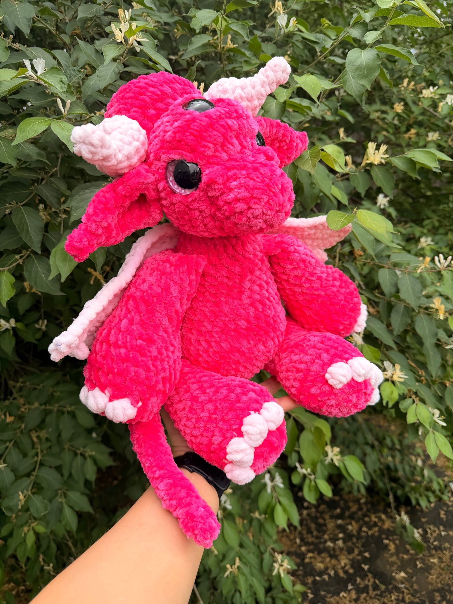 Jumbo crochet alien dragon